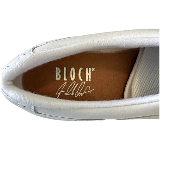 Bloch Womens Tap Shoe Jason Samuels Smith White Natural Sole Dance S0313L Size 5 - Picture 5 of 16
